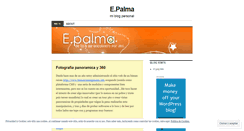 Desktop Screenshot of epalma.wordpress.com