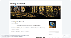 Desktop Screenshot of healingourplanet.wordpress.com