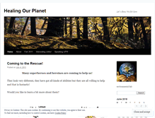 Tablet Screenshot of healingourplanet.wordpress.com