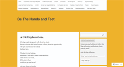 Desktop Screenshot of bethehands.wordpress.com