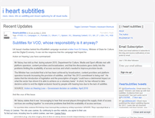Tablet Screenshot of iheartsubtitles.wordpress.com