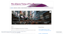 Desktop Screenshot of genometrainingandconsulting.wordpress.com
