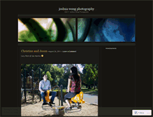 Tablet Screenshot of joshuawongphotography.wordpress.com
