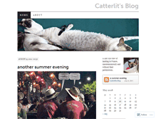 Tablet Screenshot of catterlit.wordpress.com