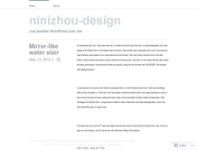 Tablet Screenshot of ninidesign.wordpress.com