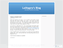 Tablet Screenshot of lolitapro.wordpress.com