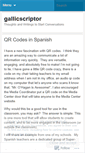 Mobile Screenshot of gallicscriptor.wordpress.com