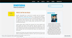 Desktop Screenshot of dinoyudha.wordpress.com