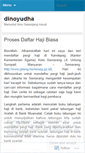 Mobile Screenshot of dinoyudha.wordpress.com