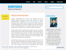 Tablet Screenshot of dinoyudha.wordpress.com