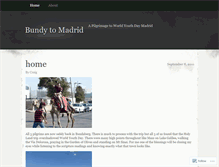 Tablet Screenshot of bundytomadrid.wordpress.com