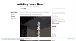 Desktop Screenshot of galleryjones.wordpress.com