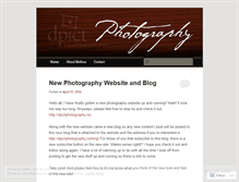 Tablet Screenshot of dpictphotography.wordpress.com
