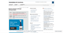 Desktop Screenshot of parkerenschiphol.wordpress.com