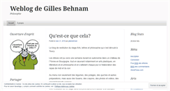 Desktop Screenshot of gillesbehnam.wordpress.com
