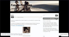 Desktop Screenshot of fashionpostcards.wordpress.com