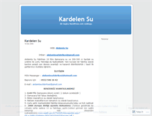 Tablet Screenshot of kardelensu.wordpress.com
