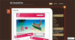 Desktop Screenshot of agacessorios.wordpress.com