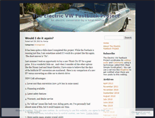 Tablet Screenshot of electricfastback.wordpress.com
