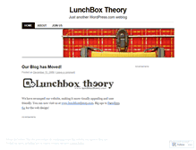 Tablet Screenshot of lunchboxtheory.wordpress.com