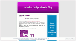 Desktop Screenshot of interiordesignshow.wordpress.com