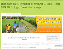 Tablet Screenshot of homestayyogyakarta.wordpress.com