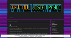 Desktop Screenshot of matthewjosephpayne.wordpress.com