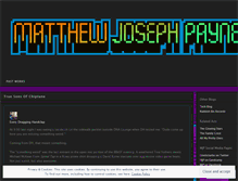 Tablet Screenshot of matthewjosephpayne.wordpress.com