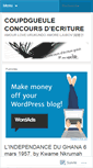 Mobile Screenshot of coupdgueule.wordpress.com