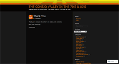 Desktop Screenshot of conejovalleymemories.wordpress.com