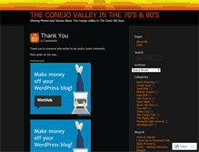 Tablet Screenshot of conejovalleymemories.wordpress.com