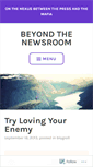 Mobile Screenshot of beyondthenewsroom.wordpress.com