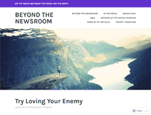 Tablet Screenshot of beyondthenewsroom.wordpress.com