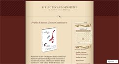 Desktop Screenshot of bibliotecandoinsieme.wordpress.com