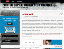 Tablet Screenshot of printertech.wordpress.com