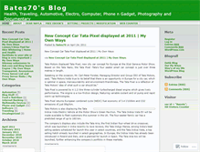 Tablet Screenshot of bates70.wordpress.com