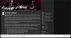Desktop Screenshot of foreveranoob.wordpress.com