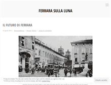 Tablet Screenshot of ferrarasullaluna.wordpress.com