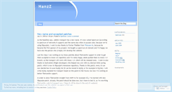 Desktop Screenshot of hanzz.wordpress.com