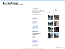 Tablet Screenshot of beerandnews.wordpress.com