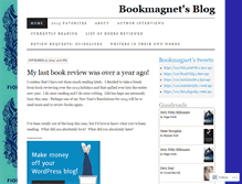 Tablet Screenshot of bookmagnet.wordpress.com