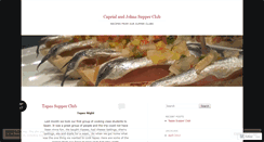 Desktop Screenshot of caprialandjohnsupperclub.wordpress.com