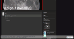 Desktop Screenshot of georgiaastronomy.wordpress.com