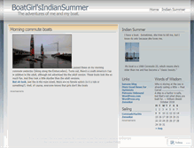 Tablet Screenshot of boatgirl.wordpress.com