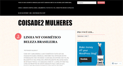 Desktop Screenshot of coisade2mulheres.wordpress.com