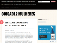 Tablet Screenshot of coisade2mulheres.wordpress.com