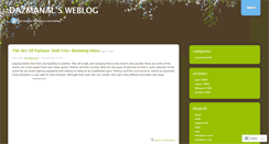 Desktop Screenshot of dazmanal.wordpress.com