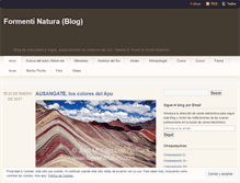 Tablet Screenshot of formentinatura.wordpress.com