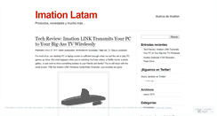 Desktop Screenshot of imationlatam.wordpress.com