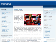 Tablet Screenshot of packworld.wordpress.com